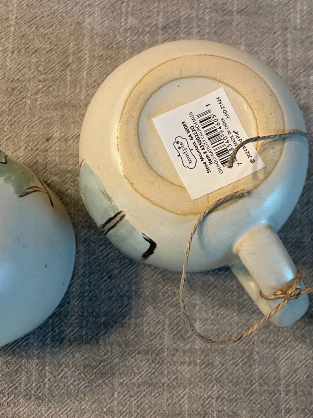 NWT! Mud Pie Set of 2 Ceramic Mugs Child is Born & Oh Holy Night!